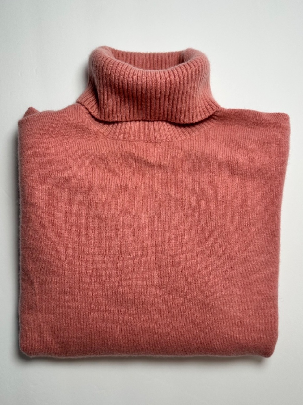 Marc Allan 100% Cashmere Sweater | Turtleneck | Pink Cozy Knit | Size L - Picture 12 of 13